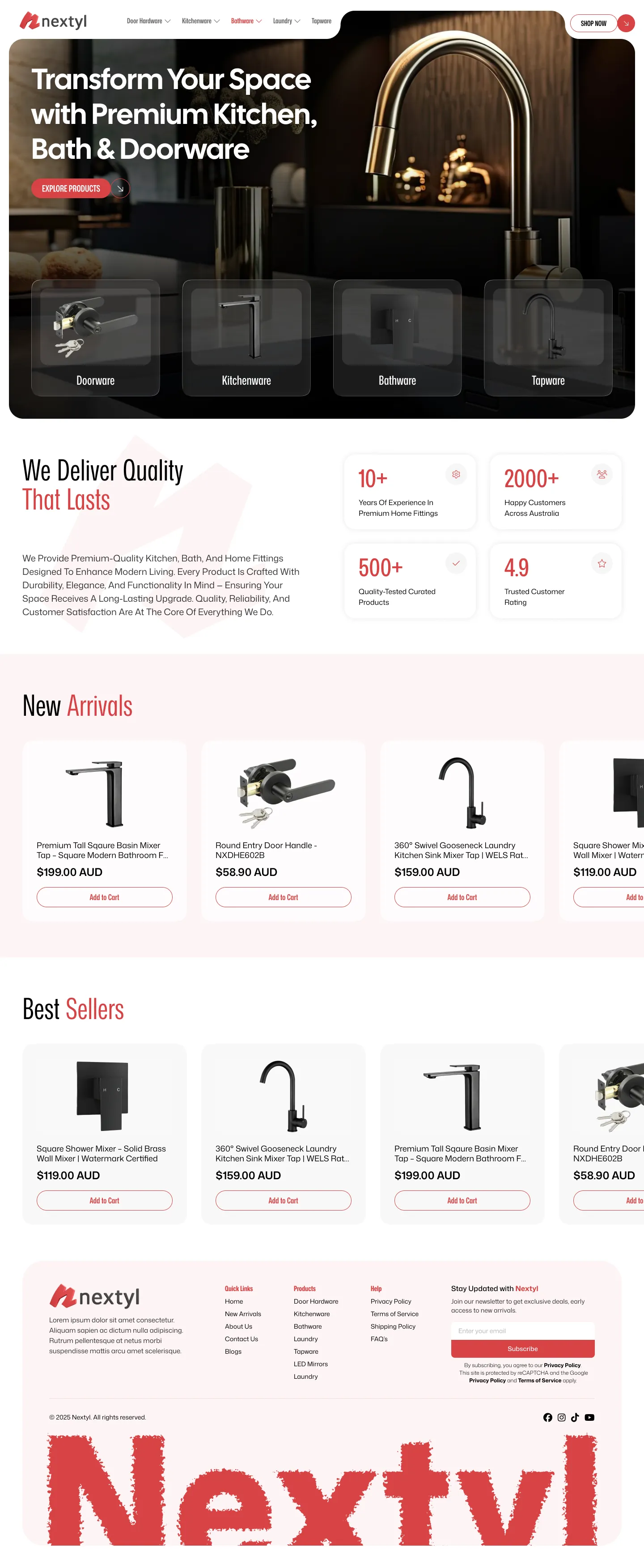 Nextyl home page