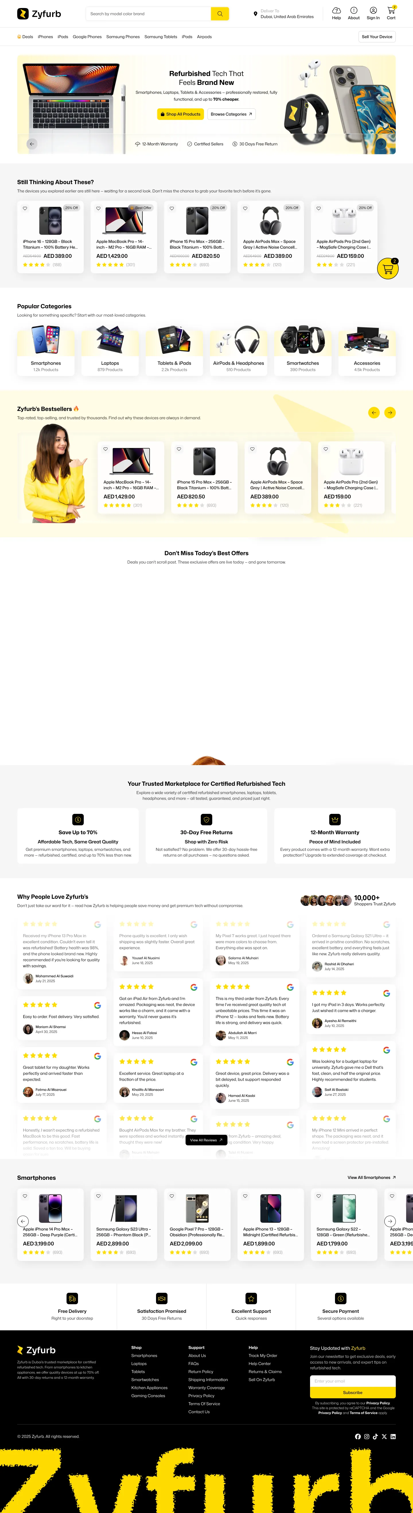 Zyfurb home page